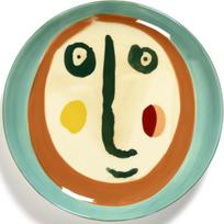 Serax Lėkštės pusryčiams Feast Face 2, 19 cm, 2 vnt.