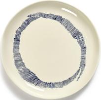 Serax Pusryčių lėkštės Feast, baltai mėlynos, 19 cm, 2 vnt.