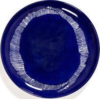 Serax Pusryčių lėkštės Feast, 22,5 cm, tamsiai mėlynos-baltos, 2 vnt.