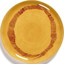 Serax Pietų lėkštės Feast, 26,5 cm, geltonai raudonos, 2 vnt.
