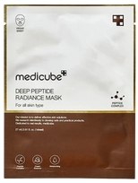 MEDICUBE Deep Peptide Radiance, giliai drėkinanti veido kaukė, 1 vnt.