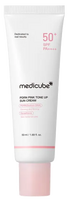 MEDICUBE PDRN Pink Tone Up Sun SPF50+, švytėjimo suteikiantis veido kremas, 50 ml