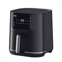 BRAUN HF5030 MultiFry 5 Air Fryer 1700W Power  6L Capacity RealAir Technology, Black