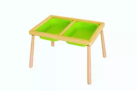 Vaikiškas stalas, Hanah Home, Stalas, žalias