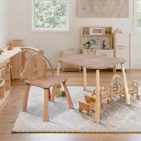 Vaikiškas stalo komplektas, Hanah Home, BLTYZ-AKTV063, ąžuolas