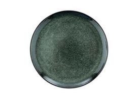 Pietų lėkštė AURORA AYANA DARK, t. žalios sp., 26 cm