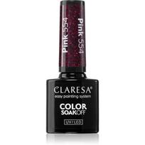 Claresa SoakOff UV/LED Color Warm Feelings gelinis nagų lakas atspalvis Pink 554 5 g