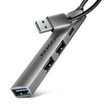 AXAGON HUE-STA USB Hub – 3x USB-A, 1x USB-C