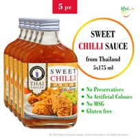 Tailandietiškas saldusis čili padažas, Sweet Chilli Sauce, Thai Dancer, 5x175ml