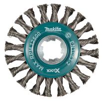 Makita D-73405 Wire Wheel Brush, Knotted Wire (Full), 115 mm, X-LOCK