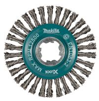 Makita D-73411 Wire Wheel Brush, Knotted Wire (Stringer), 115 mm, X-LOCK