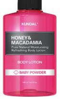 Honey & Macadamia Pure Body Lotion, Baby Powder, 100 ml