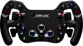 Simagic FX Steering Wheel, Carbon Fiber, QR50, Shifters + Dual Clutch, S204