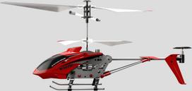 Syma - R/C S107H Helicopter 2.4GHz 23 cm Red - (50402)