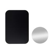 Badge for magnetic car holder, black and silver