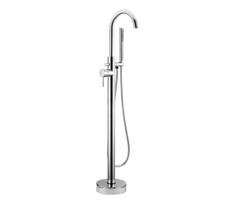 Laisvai pastatomas vonios komplektas su maišytuvu  116 cm blizgus chromas
