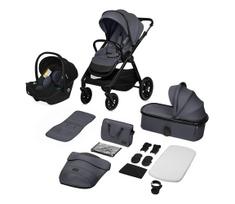 Lionelo - kombinuotas 3 in 1 vežimėlis LAYLA Grey Stone