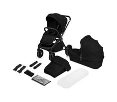 Lionelo - Kombinuotas vežimėlis 2in1 MIKA PLUS Black Onyx