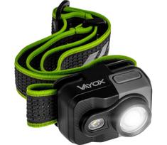 LED reguliuojamo ryškumo įkraunama galvos lempa LED/10W/5V/3xAAA IP66 800 lm 1000 mAh