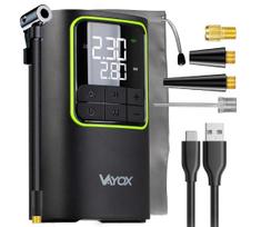 Skaitmeninis kišeninis kompresorius 5 V, 4000 mAh, juodas