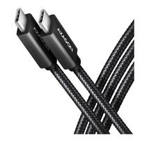 Axagon Data and charging USB 3.2 Gen 1 cable length 2 m. PD 60W, 3A. Black braided.