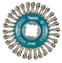 Makita D-73368 Wire Wheel Brush, Knotted Wire (Stringer), 115 mm, X-LOCK