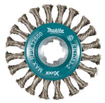 Makita D-73352 Wire Wheel Brush, Knotted Wire (Full), 115 mm, X-LOCK