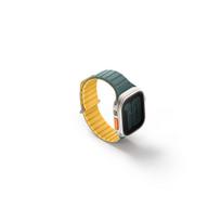 Uniq Revix Evo Reversible Magnetic Strap for Apple Watch 44/45/46/49 mm - Green + Yellow