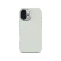 Decoded AntiMicrobial Silicone MagSafe Compatible Backcover for iPhone 16 Plus - Stone Grey
