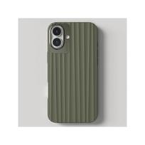 Nudient MagSafe Compatible Silicone Case for iPhone 16 Plus - Olive Green