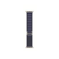 Apple Watch 49mm Navy Alpine Loop - Large - Black Titanium Finish