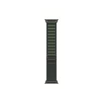 Apple Watch 49mm Dark Green Alpine Loop - Large - Black Titanium Finish