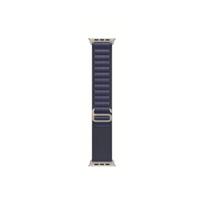 Apple Watch 49mm Navy Alpine Loop - Medium - Black Titanium Finish