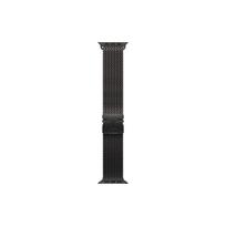 Apple Watch 49mm Black Titanium Milanese Loop - Medium