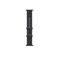 Apple Watch 49mm Black Ocean Band - Natural Titanium Finish