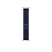Apple Watch 49mm Blue Trail Loop - M/L - Natural Titanium Finish