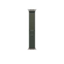 Apple Watch 49mm Green Trail Loop - M/L - Natural Titanium Finish