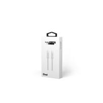 iDeal by Epico Braided USB-C to USB-C Cable 100W (0.3 m) - White