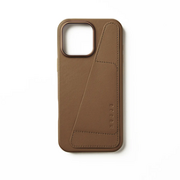 Mujjo MagSafe Compatible Leather Wallet Case for iPhone 16 Pro Max - Tan