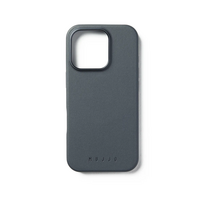 Mujjo MagSafe Compatible Bio-Leather Case for iPhone 16 Pro - Steel Blue