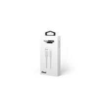 iDeal by Epico Braided USB-C to USB-A Cable (0.3 m) - White