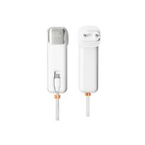 Epico UltraPack ET30 2-in-1 Travel 20W Charger + Powerbank (5 000 mAh; USB-C Cable) - White