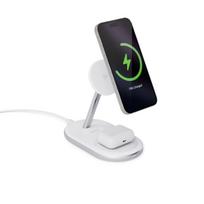 Epico UltraBase EX40 Qi2 (15W) MagSafe Compatible 2-in-1 Wireless Charging Stand - White