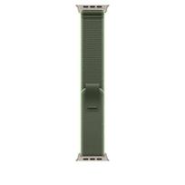 Apple Watch 49mm Green/Neon Trail Loop - S/M - Natural Titanium Finish