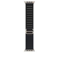 Apple Watch 49mm Black Alpine Loop - Medium - Natural Titanium Finish
