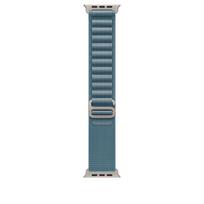 Apple Watch 49mm Light Blue Alpine Loop - Medium - Natural Titanium Finish