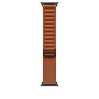 Apple Watch 49mm Terra Cotta Alpine Loop - Large - Black Titanium Finish