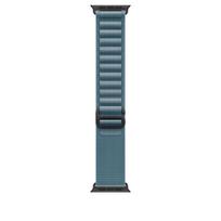 Apple Watch 49mm Light Blue Alpine Loop - Large - Black Titanium Finish
