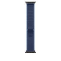 Apple Watch 49mm Blue/Bright Blue Trail Loop - S/M - Black Titanium Finish