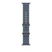 Apple Watch 49mm Anchor Blue Ocean Band - Natural Titanium Finish